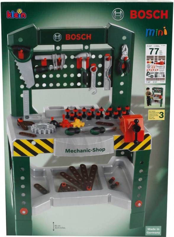 dealer woestenij Proberen Klein Toys 8574 77-delige Bosch Werkbank Kunststof - Tuinenbouwmarkt.nl