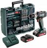 Metabo SB 18 L Mobile Workshop 18V Li Ion accu klop -/boormachine set(2x 2, 0Ah accu)in koffer 50Nm incl. 73 delige accessoires set online kopen