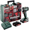 Metabo SB 18 L Mobile Workshop 18V Li Ion accu klop -/boormachine set(2x 2, 0Ah accu)in koffer 50Nm incl. 73 delige accessoires set online kopen