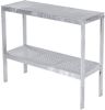 Plus Danmark Tuintafel verzinkt staal | Oppottafel 40 x 110 x 90 cm online kopen