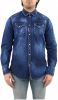 Dsquared2 Dank shirt met verfvlekken , Blauw, Heren online kopen