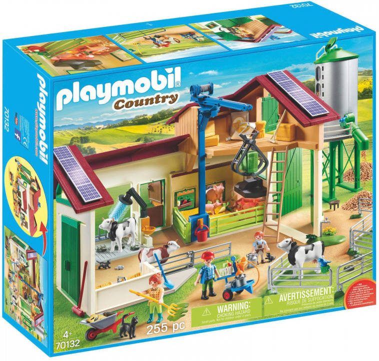 Playmobil Country boerderij met silo en dieren 70132 - Tuinenbouwmarkt.nl